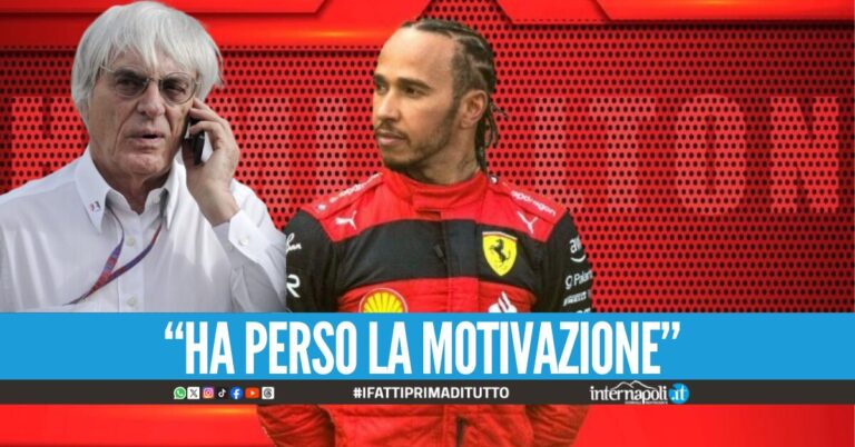 Formula1. La profezia di Ecclestone su Hamilton Non durerà due anni in Ferrari