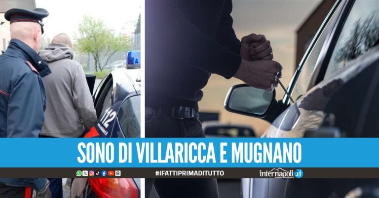 Furto in auto a Pozzuoli, ladri sorpresi da un carabiniere libero dal servizio: arrestati