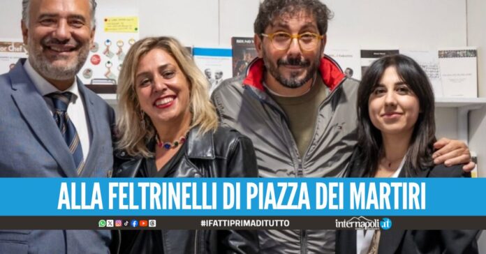 L’attore Ciro Villano con la giornalista Barbara Carere presenta il suo libro”Le favole sgarrupate”