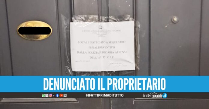 Lavori abusivi per realizzare il B&B, sequestrato immobile ai Quartieri Spagnoli