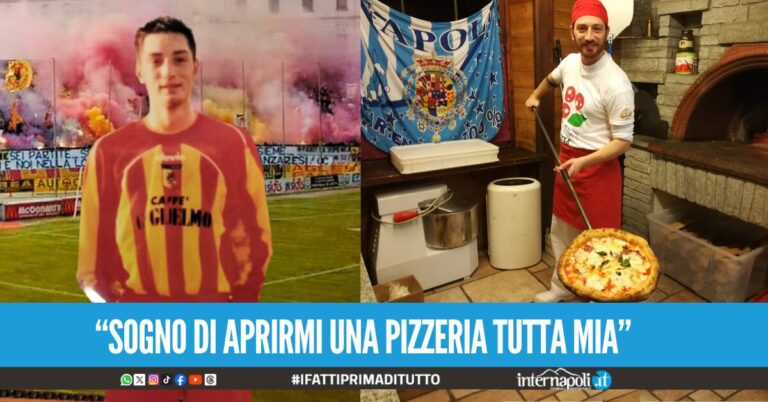 Giugliano. Un passato da calciatore, oggi pizzaiolo globetrotter: lo storia di Marco Tarallo