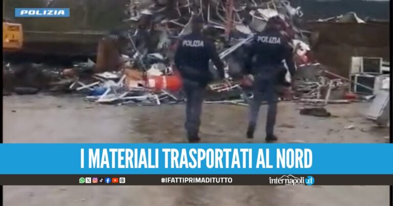 Napoli, traffico di ferro e rame rubato: 7 persone nei guai
