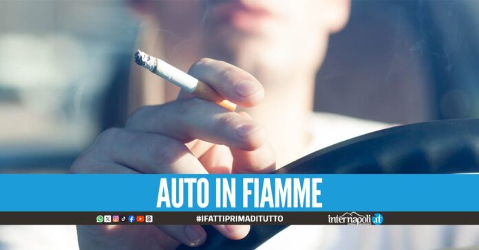 Paura nel Napoletano, si accendono una sigaretta nell'auto gpl che prende fuoco: 2 feriti