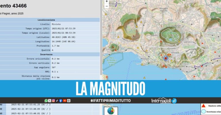 Prima il boato poi la scossa, trema ancora la terra ai Campi Flegrei