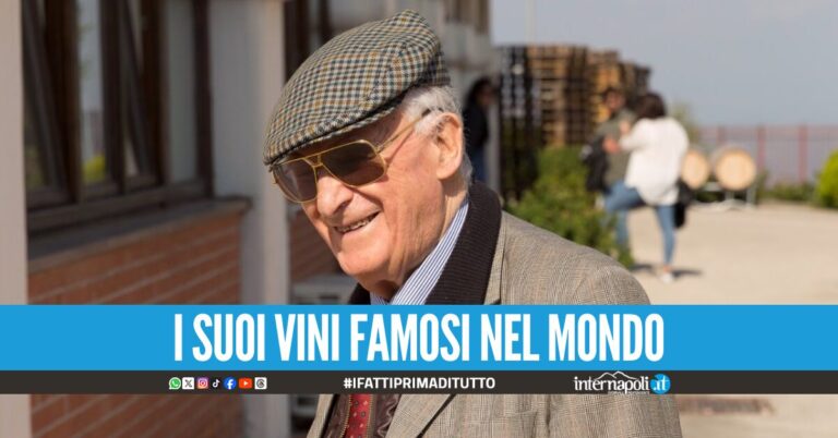 Si è spento a 92 anni Walter Mastroberardino, addio al patriarca del vino campano