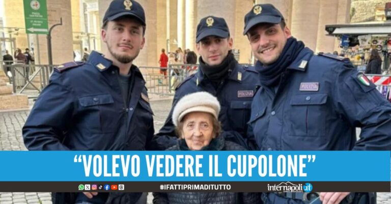 Si perde tra i vicoli di Roma, vacanza a lieto fine per una 93enne di Napoli