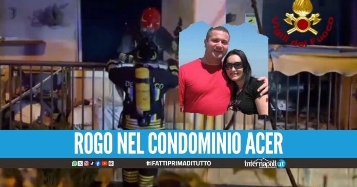 Soffocati dal fumo in casa, morti il napoletano Nando e la moglie Alisi