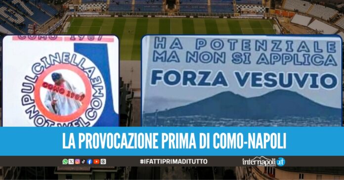 A Como spuntano gli adesivi contro i tifosi del Napoli, scoppia la polemica