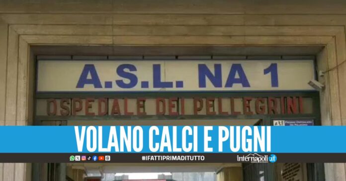 Caos all'ospedale Pellegrini, arrestato per aggressione al pronto soccorso