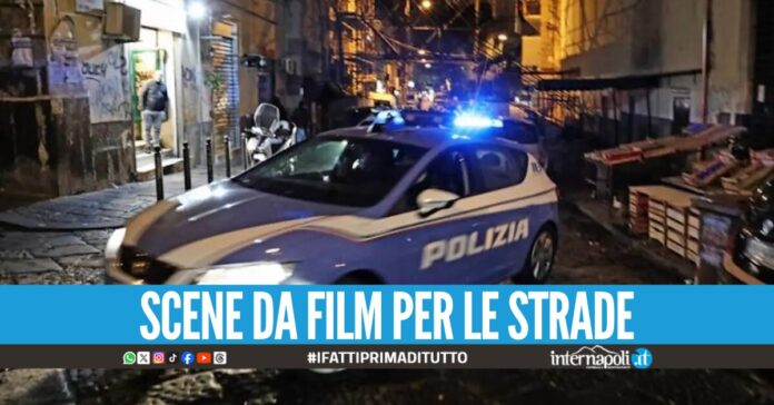Spari e inseguimento folle tra malviventi e polizia, paura in centro a Torre Annunziata