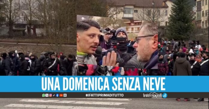 Flop turistico Roccaraso, scontro tra un tiktoker e Borrelli
