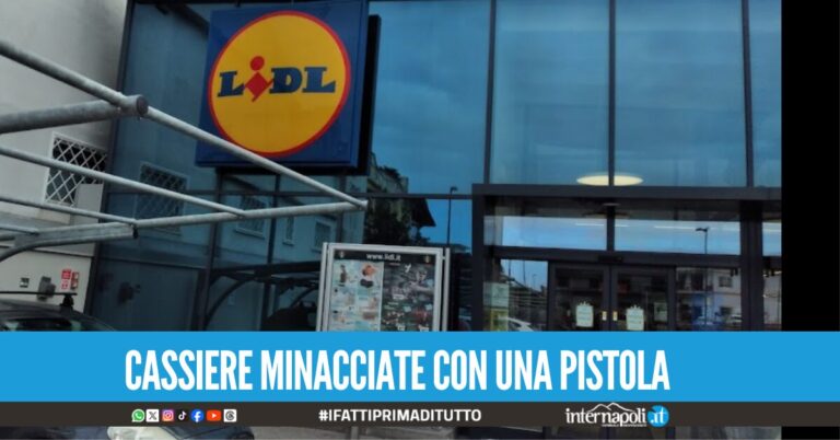 rapina supermercato lidl