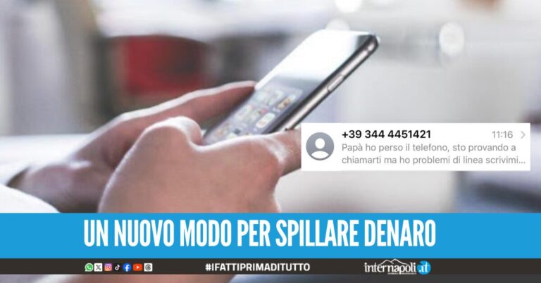truffa papà ho perso telefono