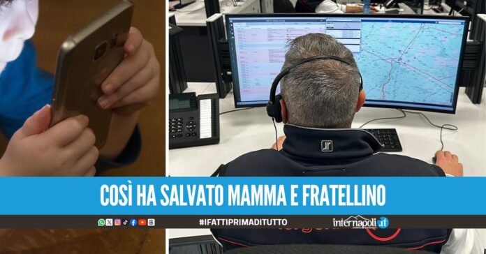 Vorrei ordinare le pizze bimbo di 10 anni chiama il 112 e salva la famiglia dalle botte del papà