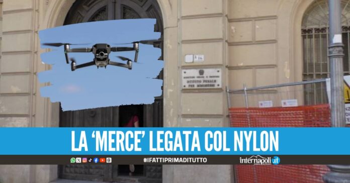 Airola, droga e smartphone ai detenuti con un drone: 4 arresti fuori dal carcere