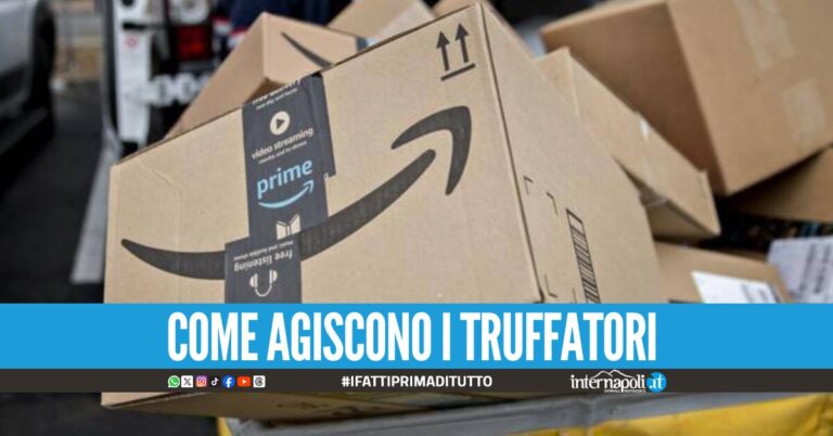 Allarme finti corrieri Amazon a Lusciano, attenti alla truffa del 100 euro