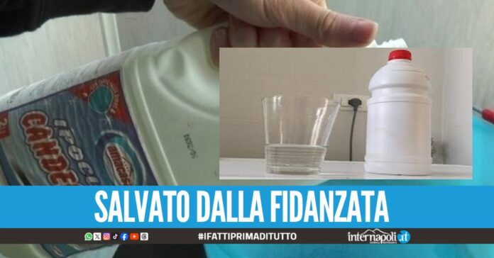 Beve candeggina per uccidersi, portato d'urgenza all'ospedale di Caserta