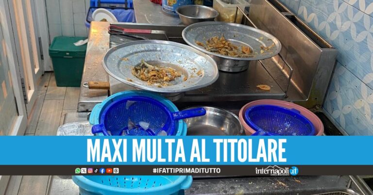 Carenze igieniche e pesce mal conservato, chiusa risto-pescheria al centro storico