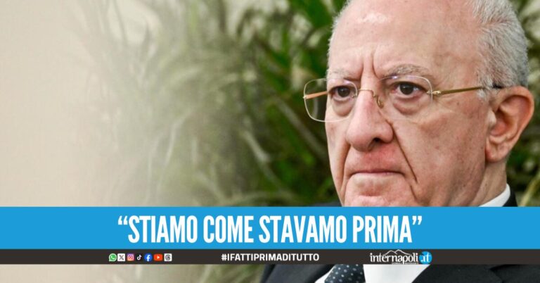 Vincenzo De Luca boccia il modello Caivano: “Mi pare una grande palla”
