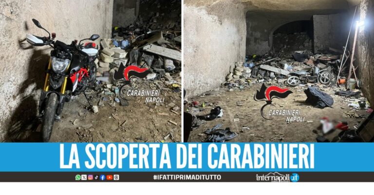 Blitz al Rione Sanità, scoperta in una grotta la discarica dei mezzi rubati
