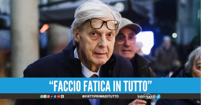 Vittorio Sgarbi soffre di depressione: “Ho perso molti chili e non ho voglia di fare niente”