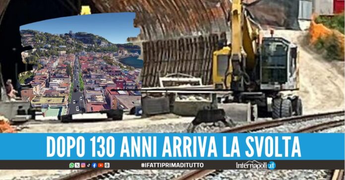 L'Eav rimuove i binari della Cumana a Pozzuoli, al loro posto sorgerà una nuova via di fuga