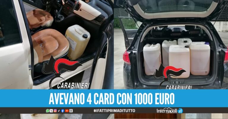Giugliano, traffico di carburante e carte clonate: arrestati fratello e sorella