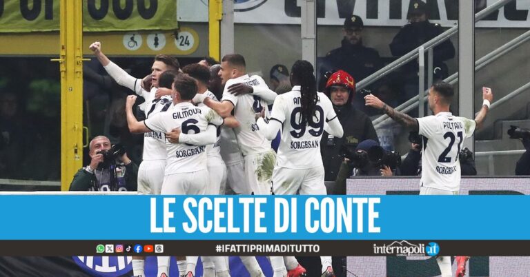 Le formazioni ufficiali di Napoli-Inter, c'è una sorpresa nel centrocampo azzurro