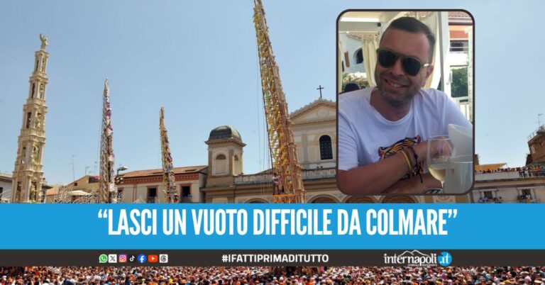 Dolore a Nola per la scomparsa di Pasquale, addio al "Principe" del Giglio del Sarto