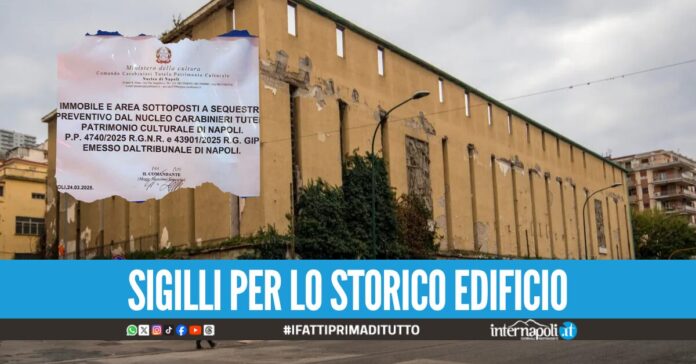 Degrado e rischio crolli altissimo, sequestrato lo Sferisterio di Fuorigrotta