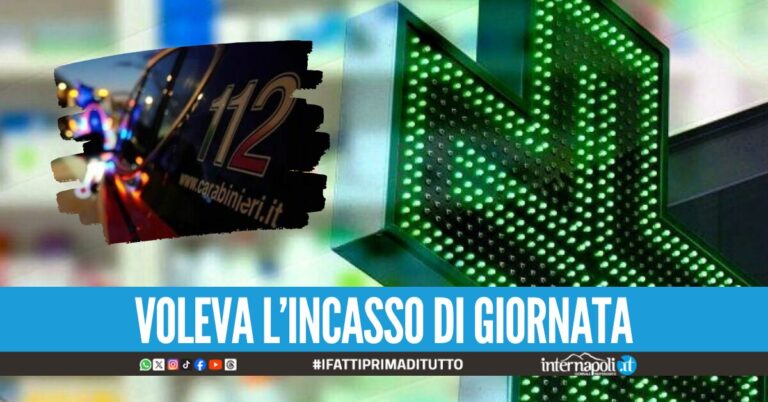 Tenta il colpo in farmacia e prende a schiaffi il dipendente, arrestato 43enne a Pozzuoli