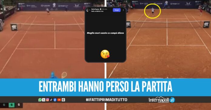L'ombra delle scommesse sul tennis a Napoli, Berrettini e Fognini vengono beccati dal pubblico e perdono la testa