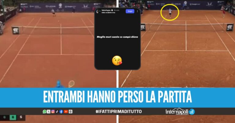 L'ombra delle scommesse sul tennis a Napoli, Berrettini e Fognini vengono beccati dal pubblico e perdono la testa
