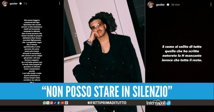 Terremoto Campi Flegrei, lo sfogo di Geolier sui social: 