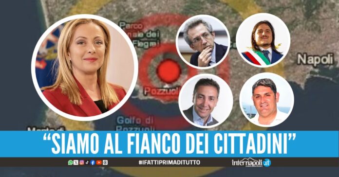 Terremoto nei Campi Flegrei, le reazioni della politica nazionale e locale