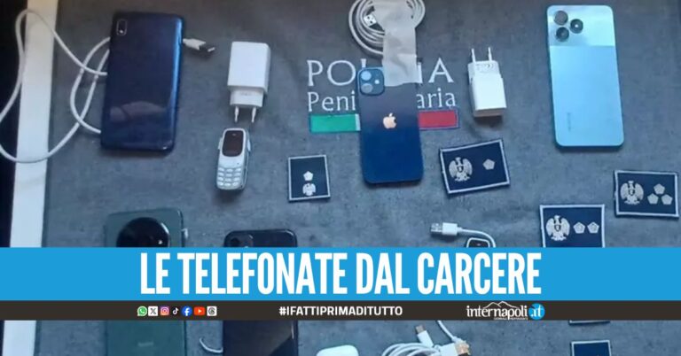 Scovati 7 telefonini nel carcere di Secondigliano, colpo ai clan