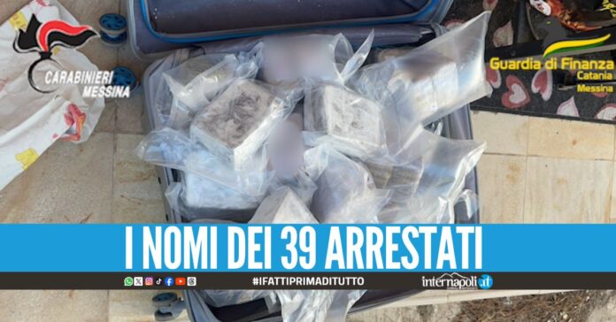 Droga per due clan di mafia, scatta il blitz anche a Napoli e a Caserta