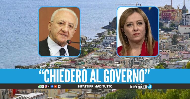 "Sospensione delle rate dei mutui", la richiesta di De Luca per i Campi Flegrei