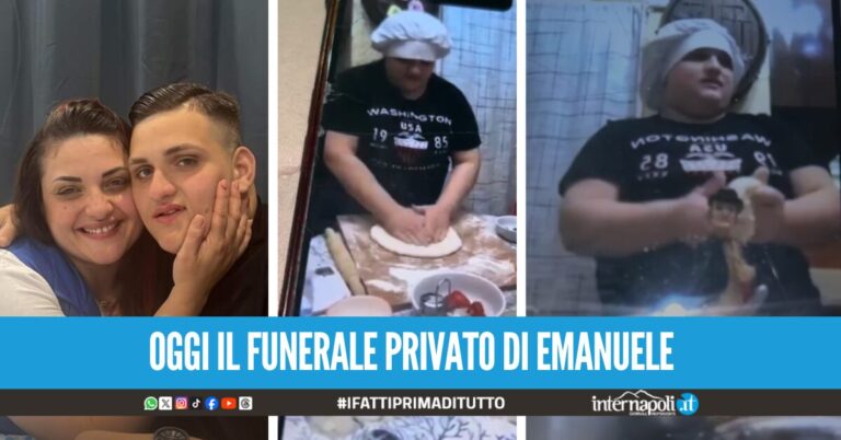 Emanuele Durante, oggi è il giorno dell'addio: sognava di fare il pizzaiolo durante la pandemia