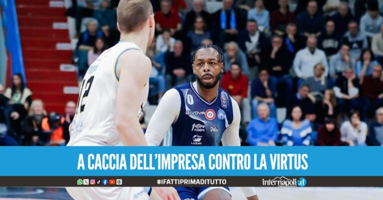 Napoli Basket a caccia di riscatto, serve l’impresa contro la Virtus Bologna