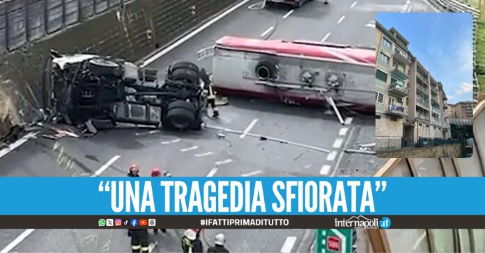 Autocisterna ribaltata sulla Tangenziale, i residenti di via Po: 