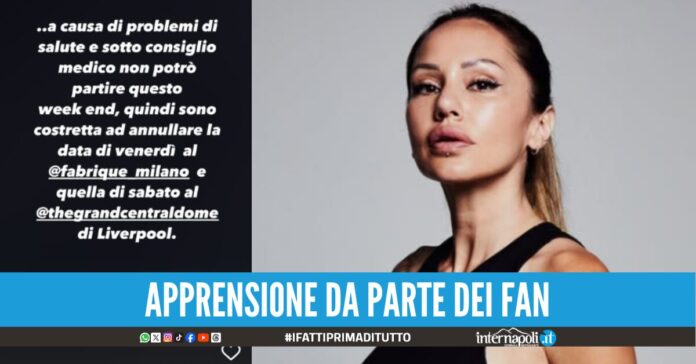 Deborah De Luca annulla le due date nel weekend: 