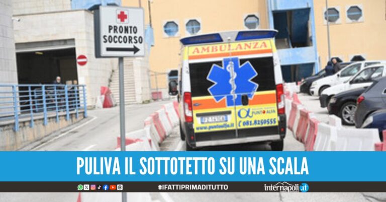 Dramma nell'Avellinese, 58enne cade dal tetto di casa è in gravi condizioni