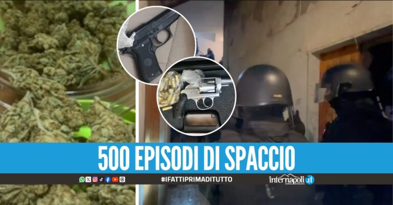Droga da Ercolano a Napoli e in Costiera, maxi blitz all'alba: 13 arresti