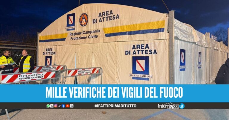 Edifici a rischio per il bradisismo 142 famiglie sgomberate, 55 sono ospitate negli alberghi
