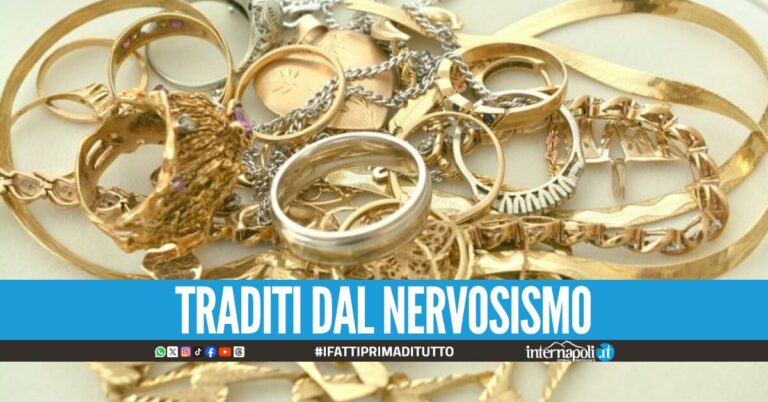 Fermati con mezzo chilo di oro e gioielli sulla Napoli-Canosa, denunciati in due
