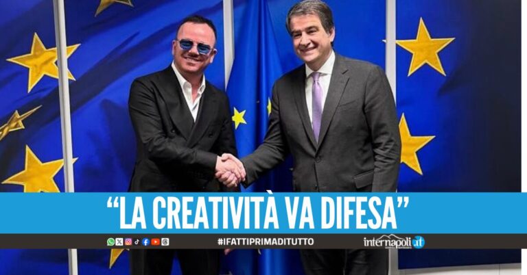 Gigi D'Alessio al Parlamento Europeo per difendere la musica dall'AI Dobbiamo continuare a lottare