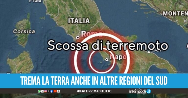 Nuova scossa di terremoto a Napoli, allestite 4 zone di accoglienza