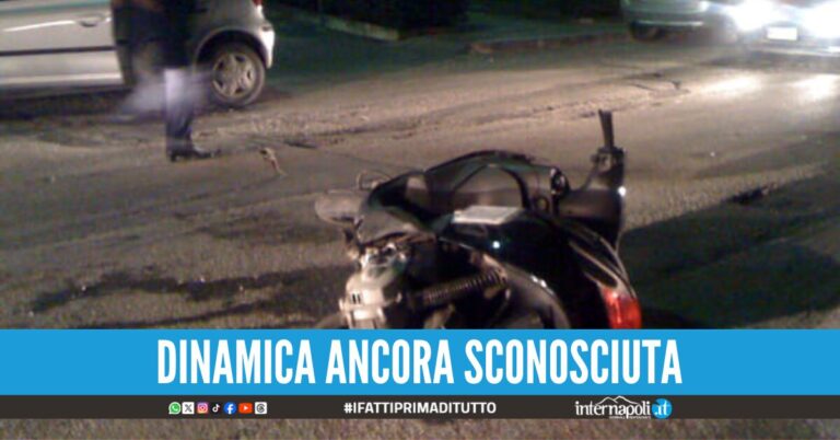 Incidente in scooter a Sant'Anastasia ferite due 16enni, una è grave