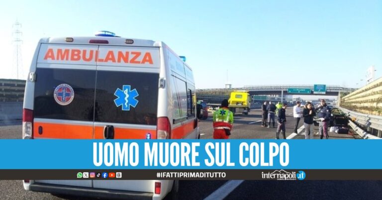 Incidente mortale sulla Napoli-Canosa, auto travolta prima dello svincolo